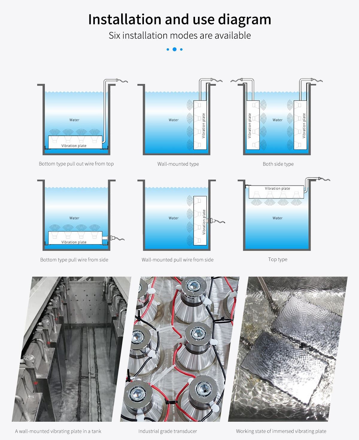 Immersible Ultrasonic Transducers